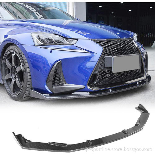 Carbon Fiber Front Bumper Lip Splitter for Lexus IS300/IS350 Sedan 2017-2020